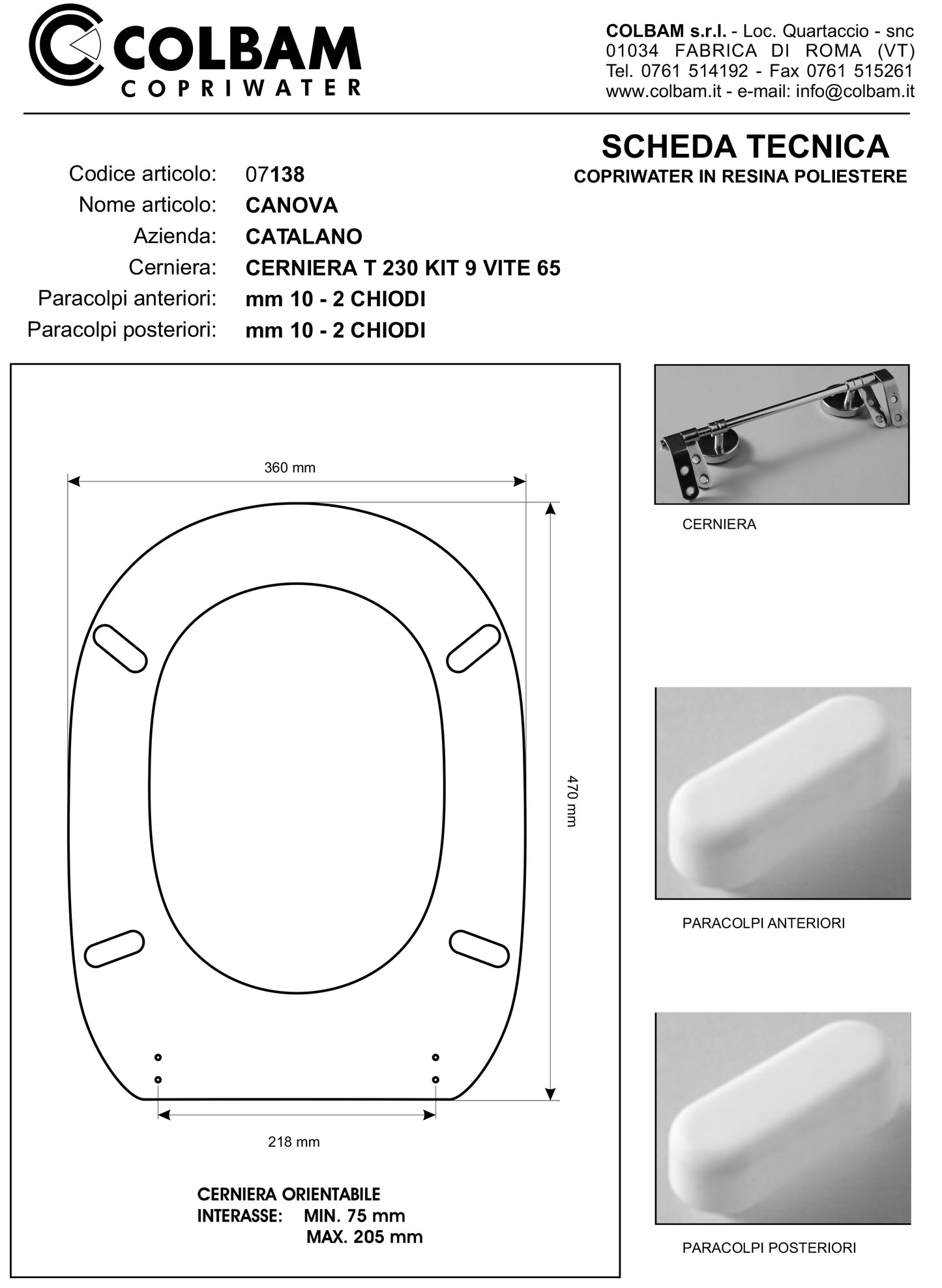 Canova-kompatibler Toilettensitz
