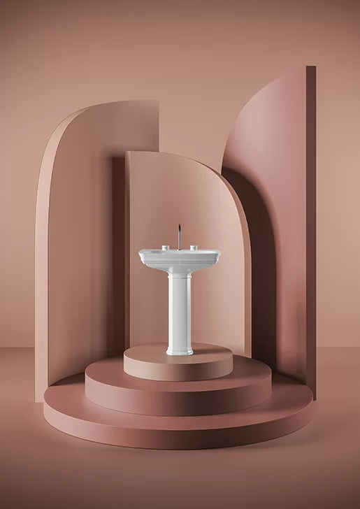 Lavabo suspendu Civitas 68x50 cm
