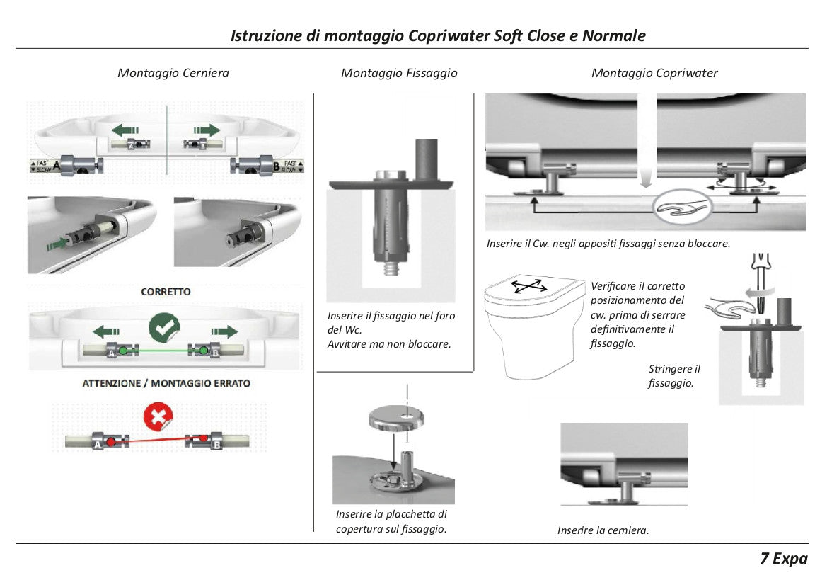 La Fontana Reibungs-Toilettensitz