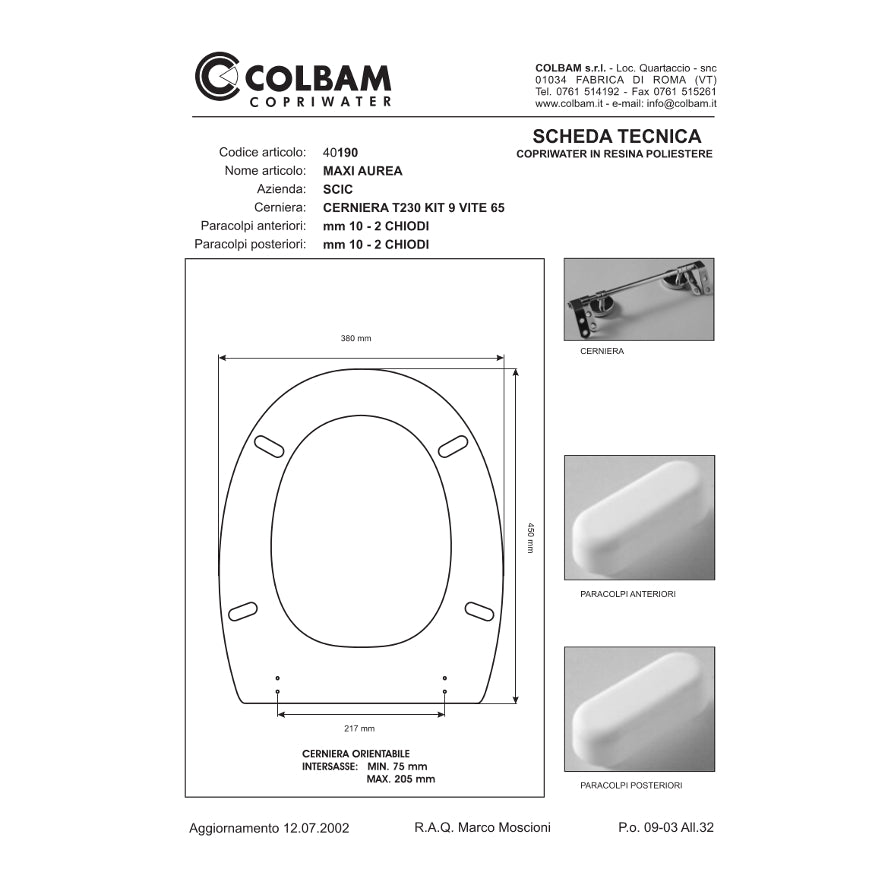 Siège de toilette compatible Maxi Aurea