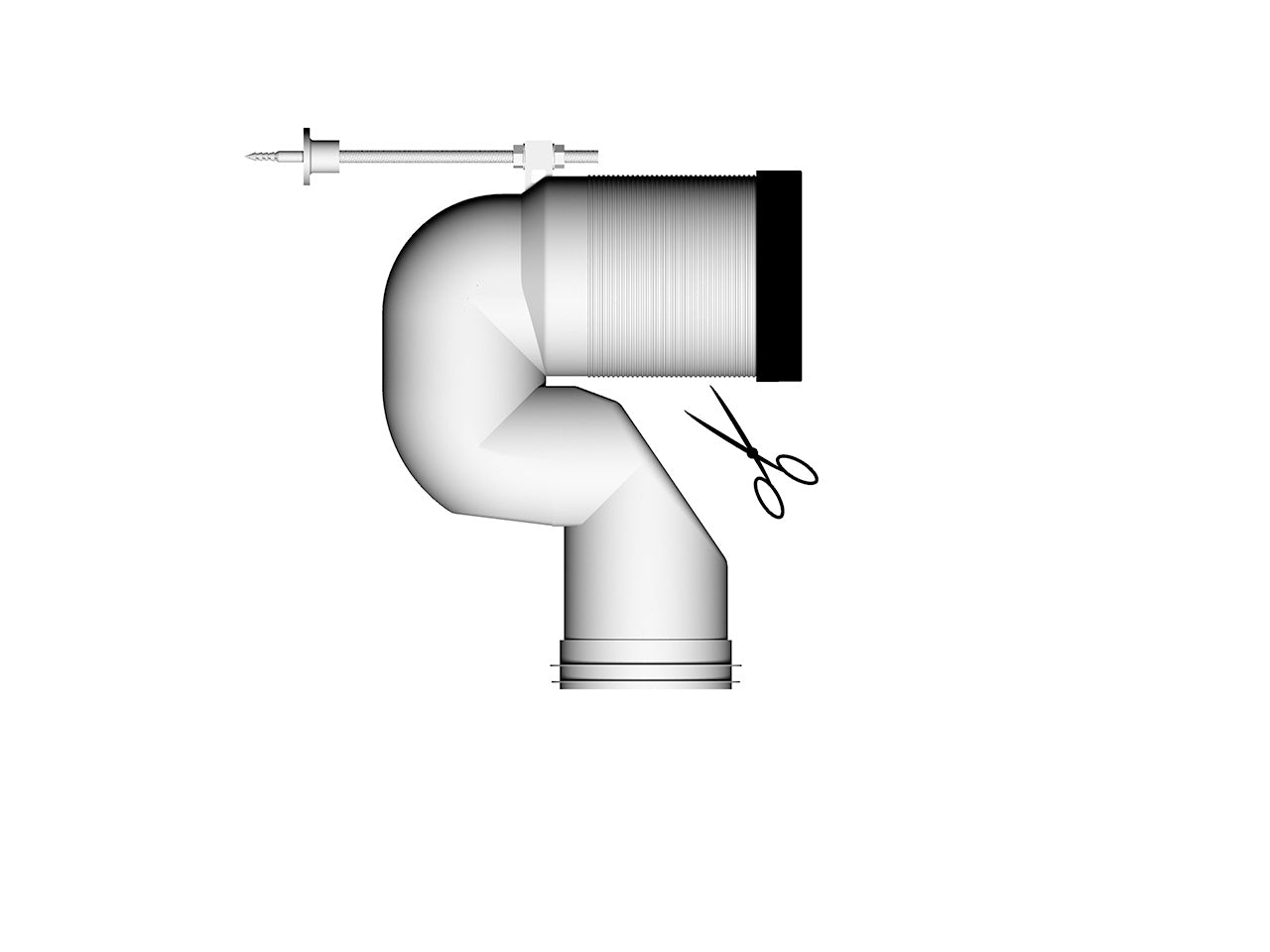 Courbe technique des toilettes Scarabeo