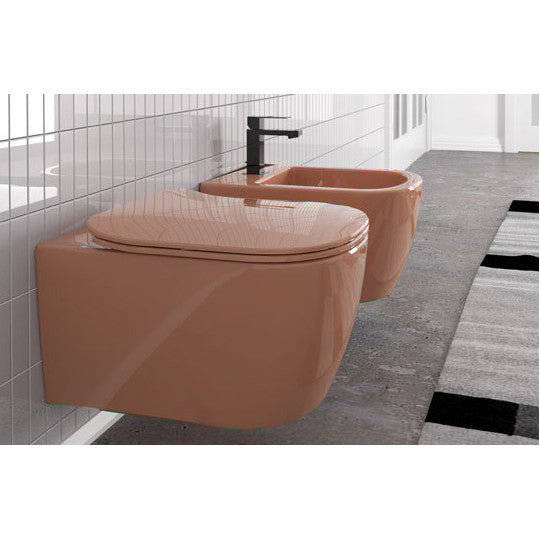 Coppia sanitari filomuro senza brida Faster