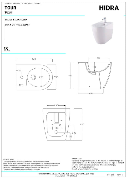 Tour zum bodenmontierten Bidet