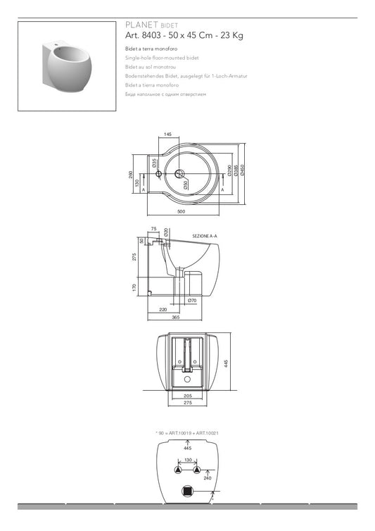 Sanitari a terra Planet