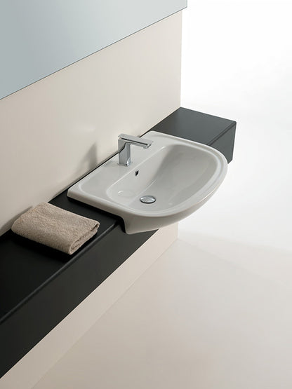 Lavabo semincasso cm 66x49 Apollo