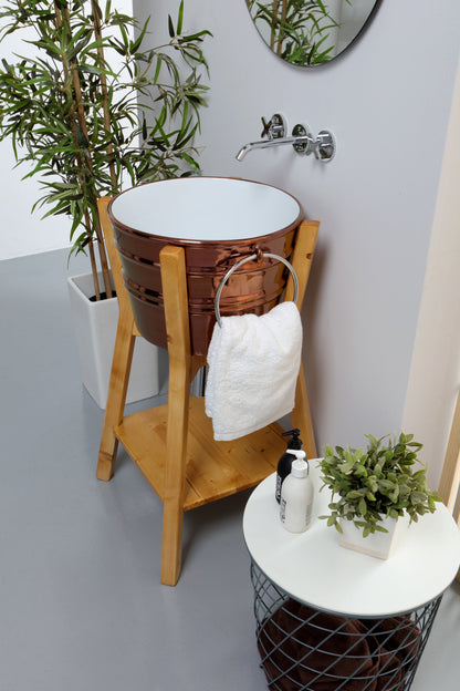 MIDI-Becken, hochstehend, Holzrahmen