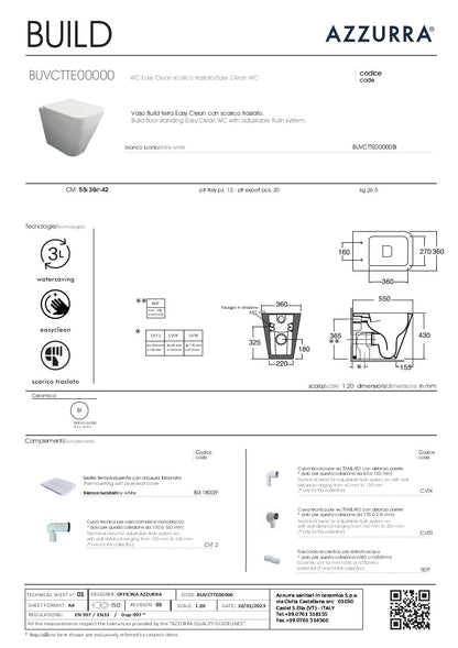 Vaso a terra cm 55x36 Build