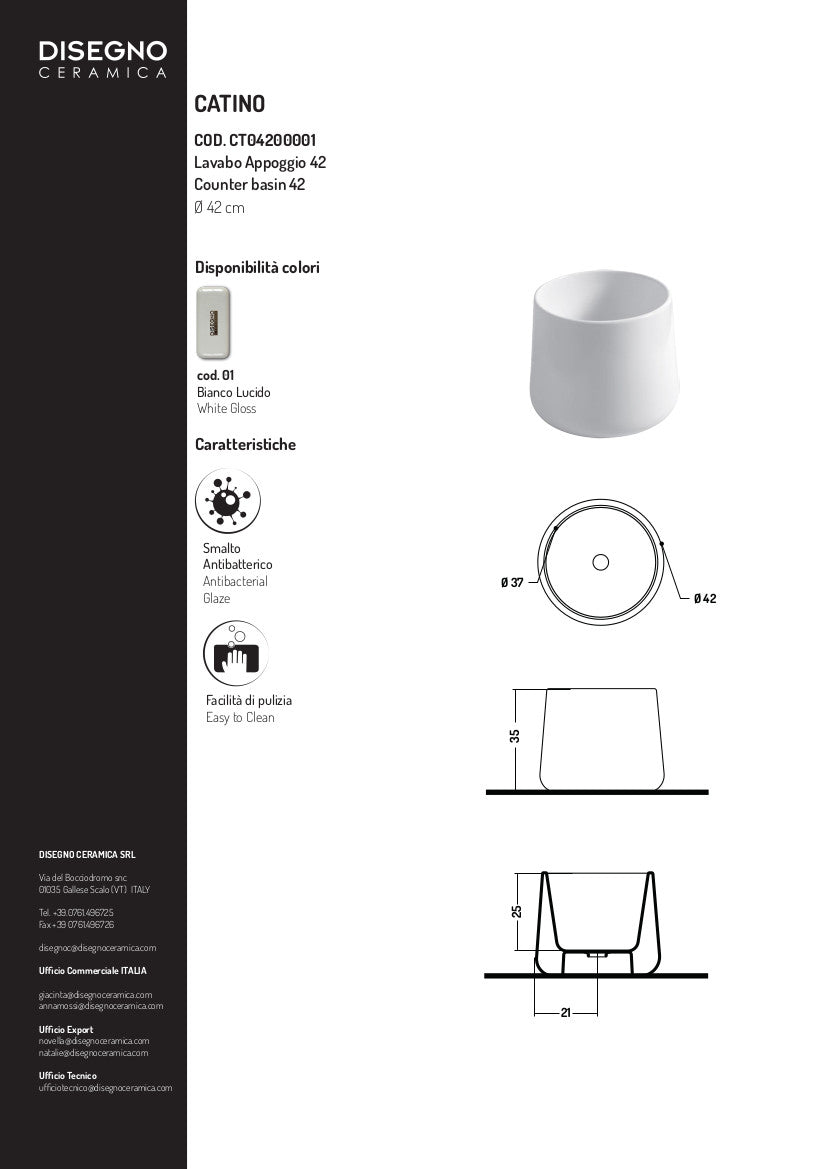 Aufsatzwaschbecken 42 cm 