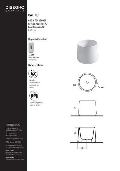 Aufsatzwaschbecken 42 cm 