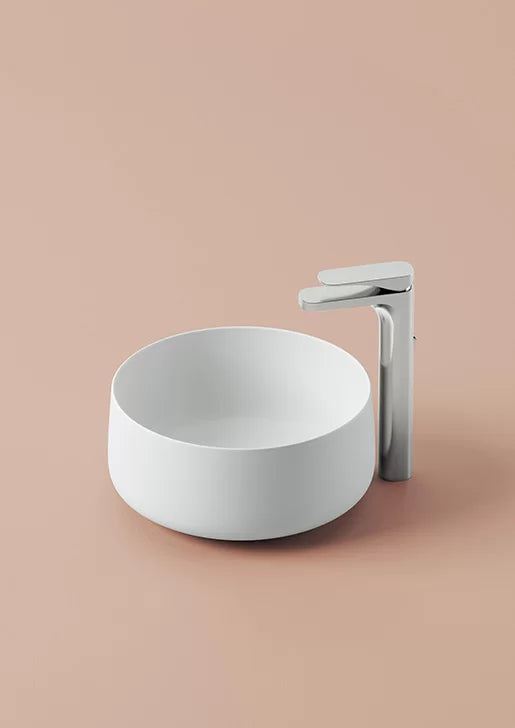 Cognac-Aufsatzwaschbecken 35 cm Marmi &amp; Graniglie