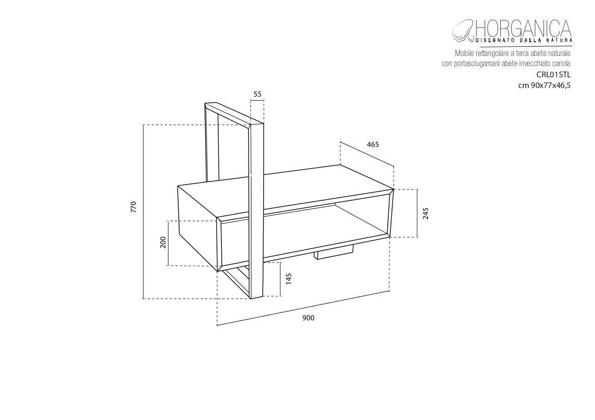 MOBILE CARIOLA COMPOSITION MIT TORCIONE WASCHBECKEN