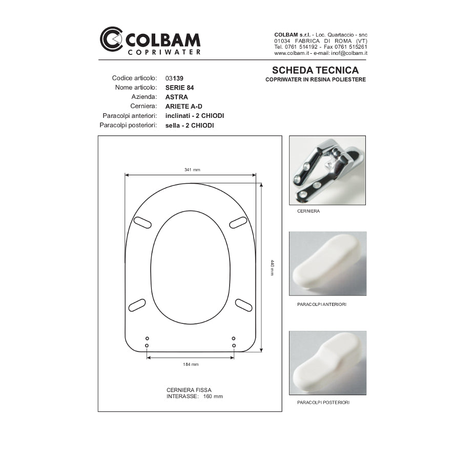Kompatibler WC-Sitz Serie 84