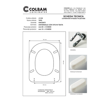 Copriwater Compatibile Tipo