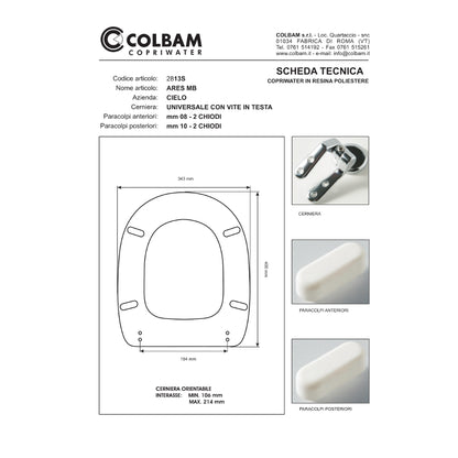 Copriwater Compatibile Ares Mb