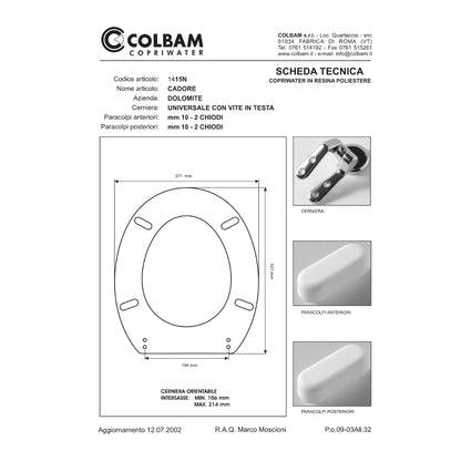 Cadore-kompatible Toilettensitze