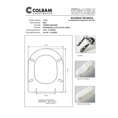 Siège de toilette compatible DEA