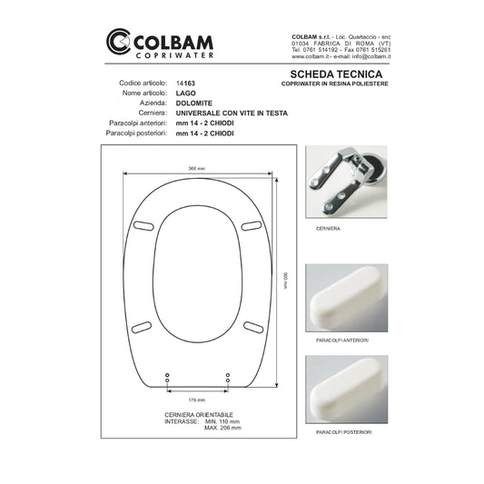Sièges de toilette compatibles Lago