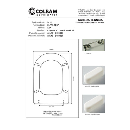 Clivia-kompatibler Hänge-WC-Sitz