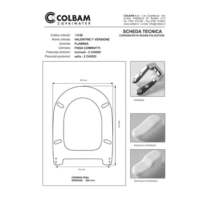 Kompatibler Toilettensitz Valentine Version 1