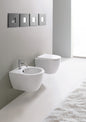 Clean Flush Mini Moon Wand-WC 45x35 cm