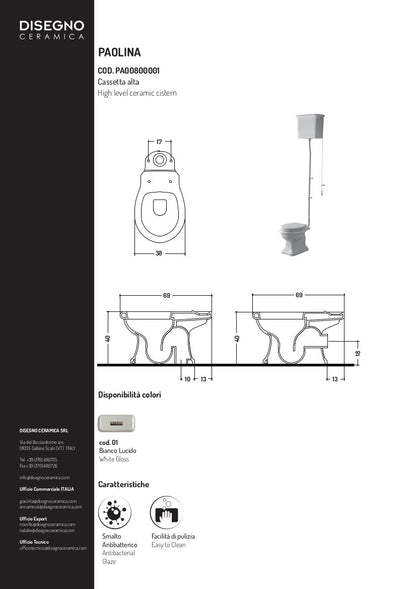 Cassetta di Scarico Alta Paolina