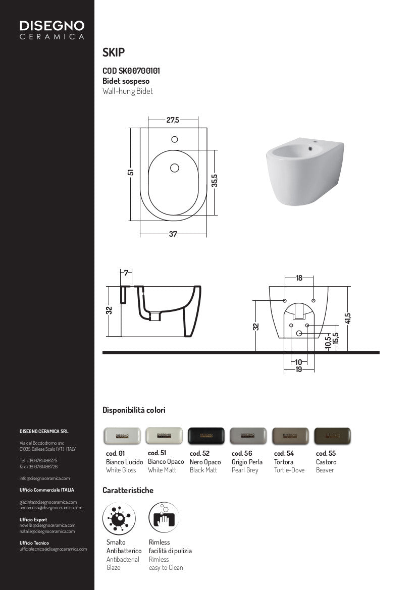 Verzichten Sie auf das wandhängende Bidet.