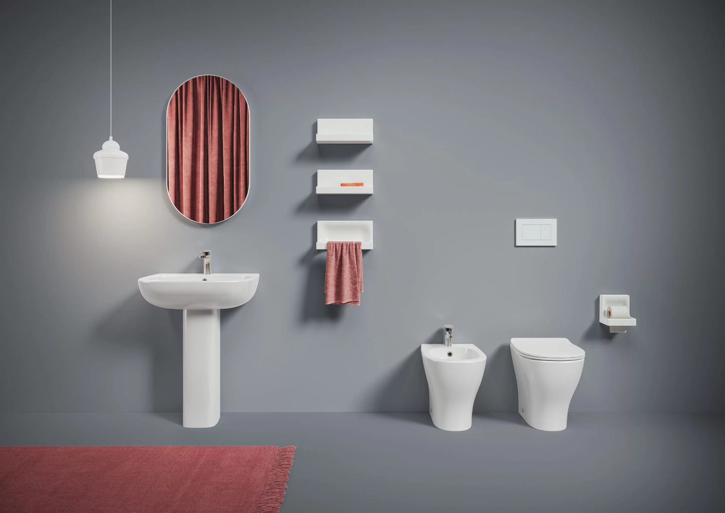 Wandbidet, 36 x 52 cm, Ten 4.0