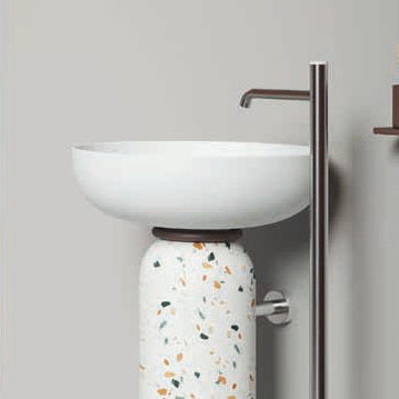 Säulenring mit Jolie-Chrom-Gewindeablauf