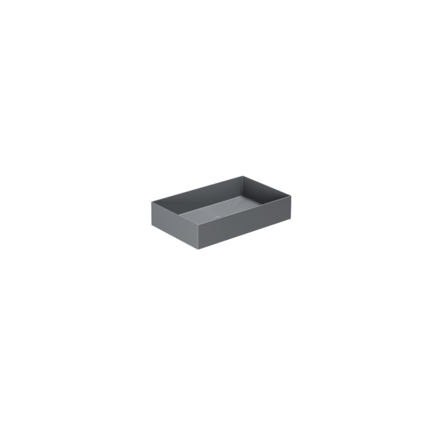 Lavabo appoggio/sospeso monoforo cm 60x38 Elegance Squared