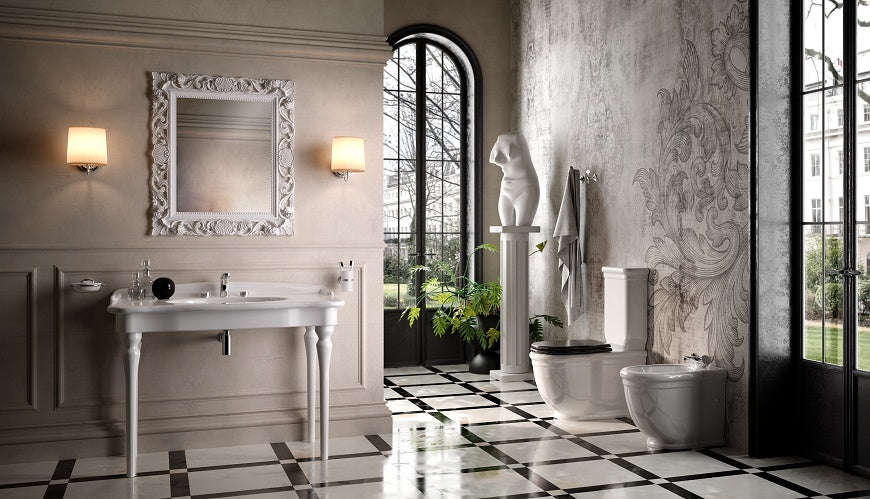 Vaso monoblocco filo muro traslato Ellade