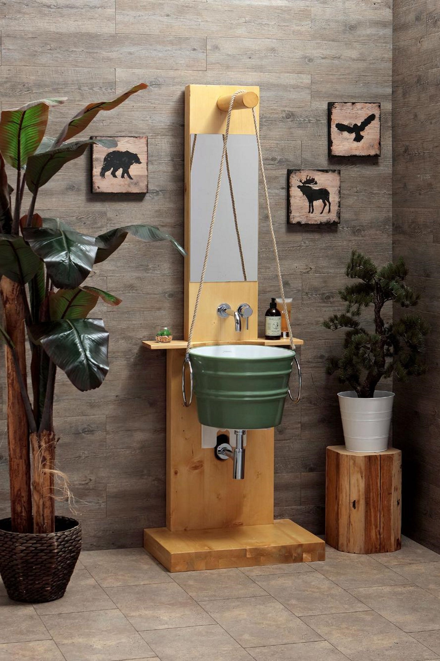 46,5 cm Keramikwaschbecken