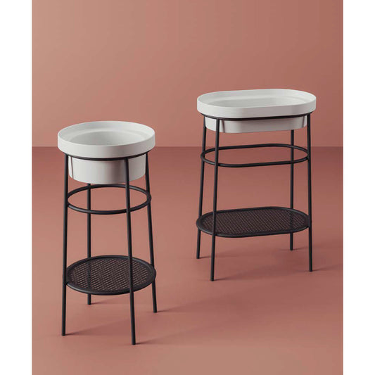 Rundes Waschbecken mit 40 cm Durchmesser, nicht maßstabsgetreu