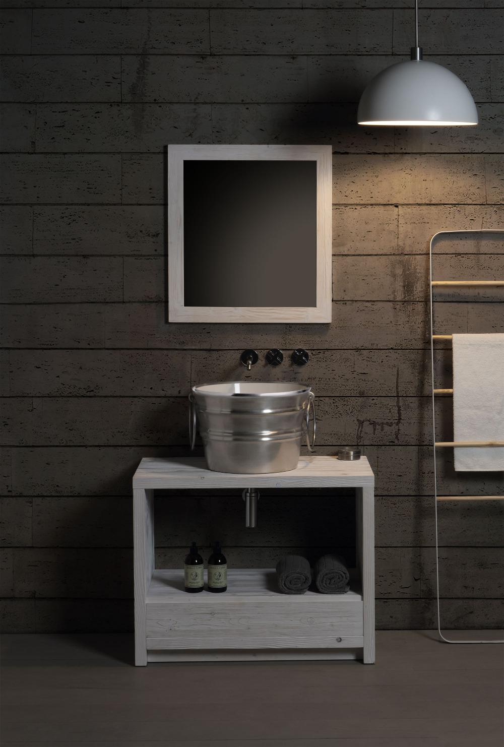 46,5 cm Keramikwaschbecken