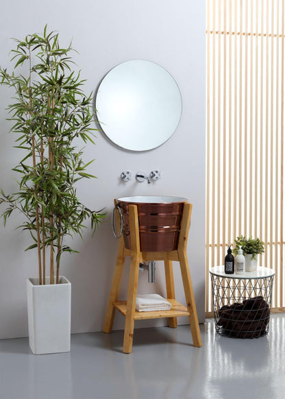 46,5 cm Keramikwaschbecken