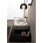 Lavabo appoggio/sospeso Fuji con foro
