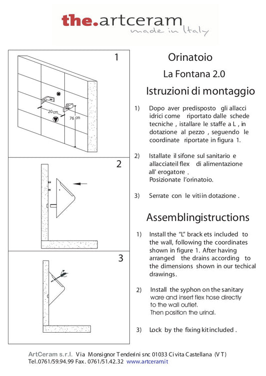 Urinal La Fontana 2.0