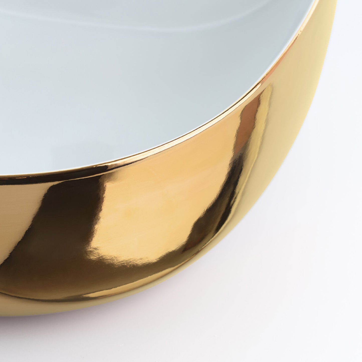 Lavabo appoggio/sospeso senza foro cm 50x45 Elegance Squared