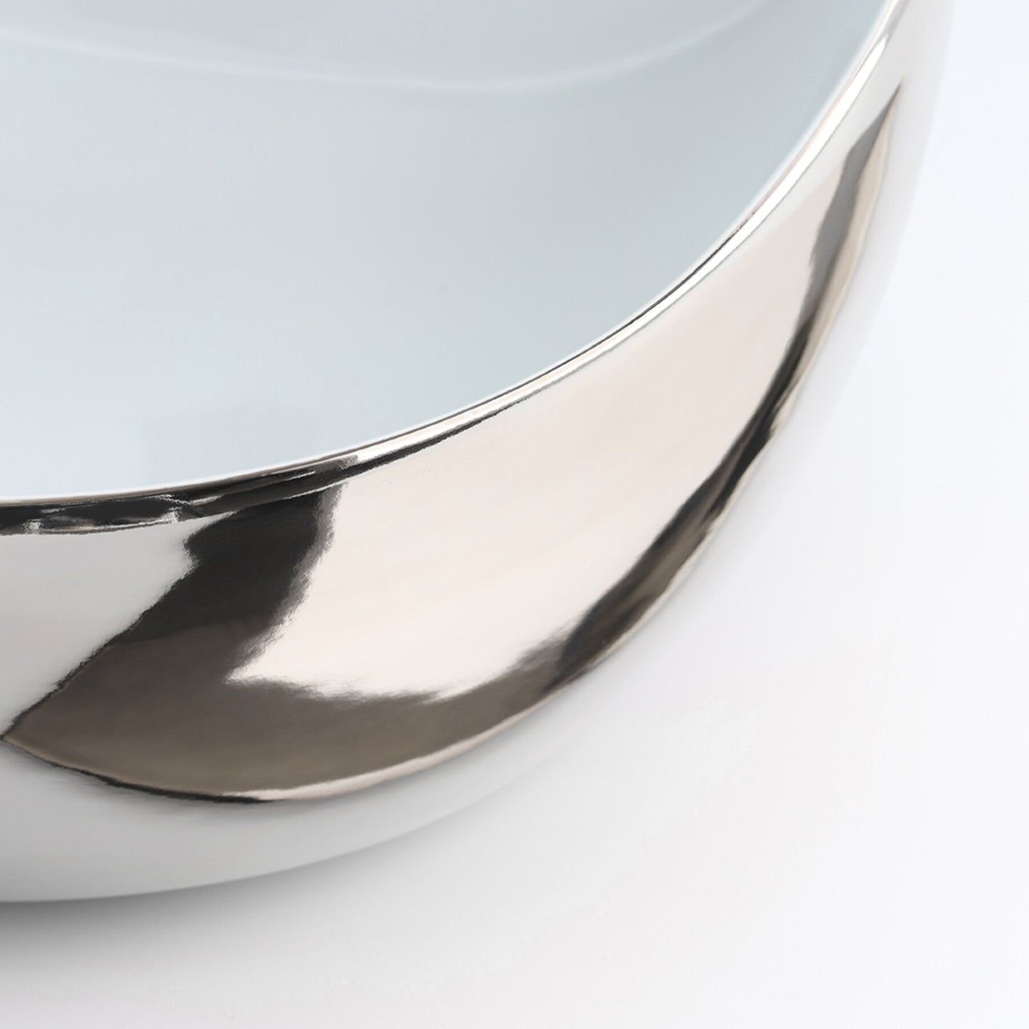 Lavabo appoggio/sospeso senza foro cm 50x45 Elegance Squared