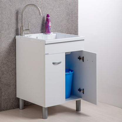 Lavatoio con mobile due ante 60x50 cm Lemon