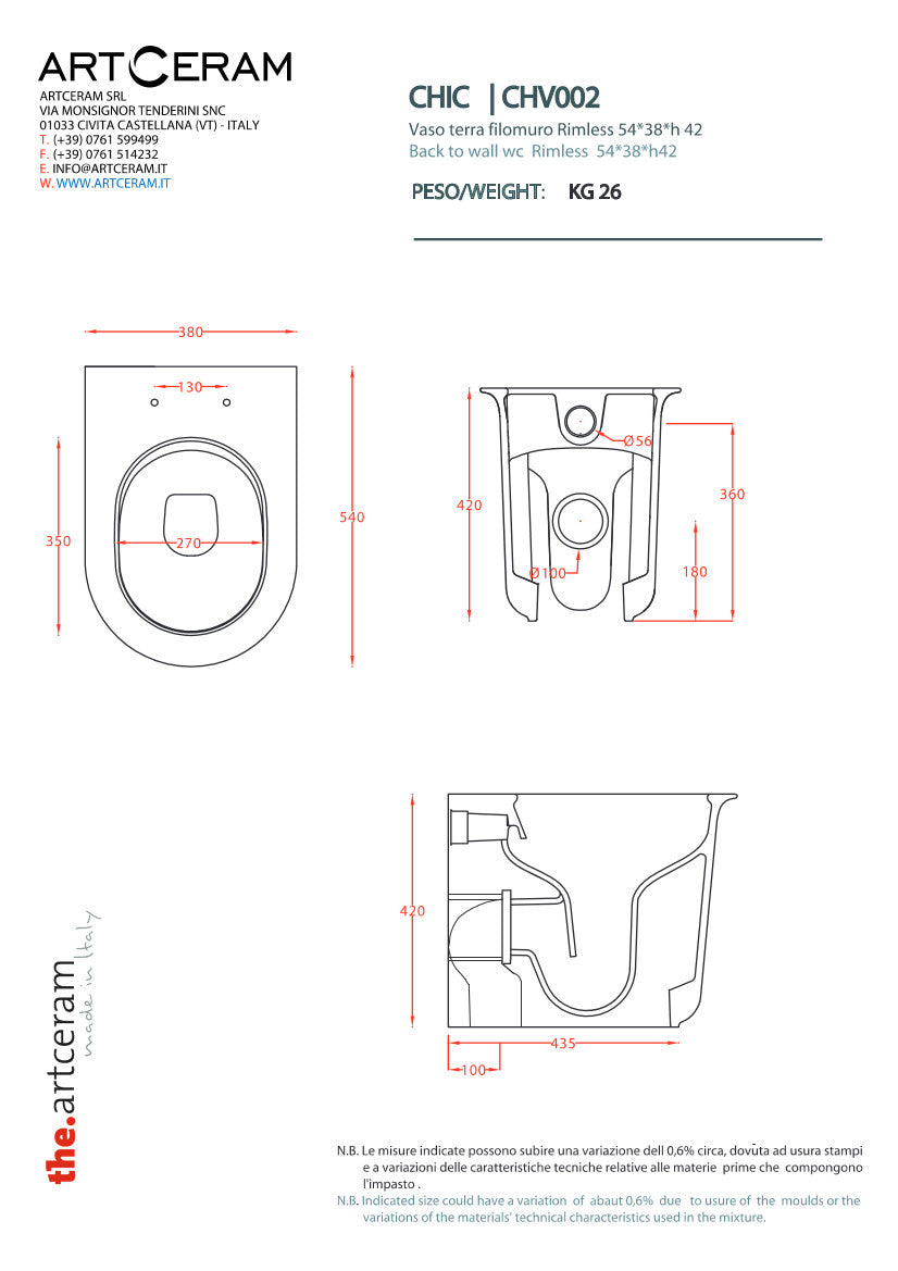 Elegantes, wandbündiges Stand-WC ohne Spülrand