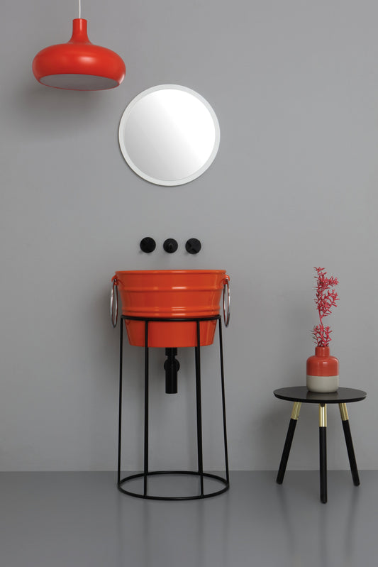 MIDI-Becken mit hohem Metallbodenrahmen