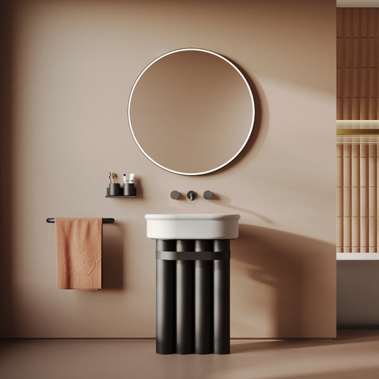 Brera Ovales Aufsatzwaschbecken 60x40 cm