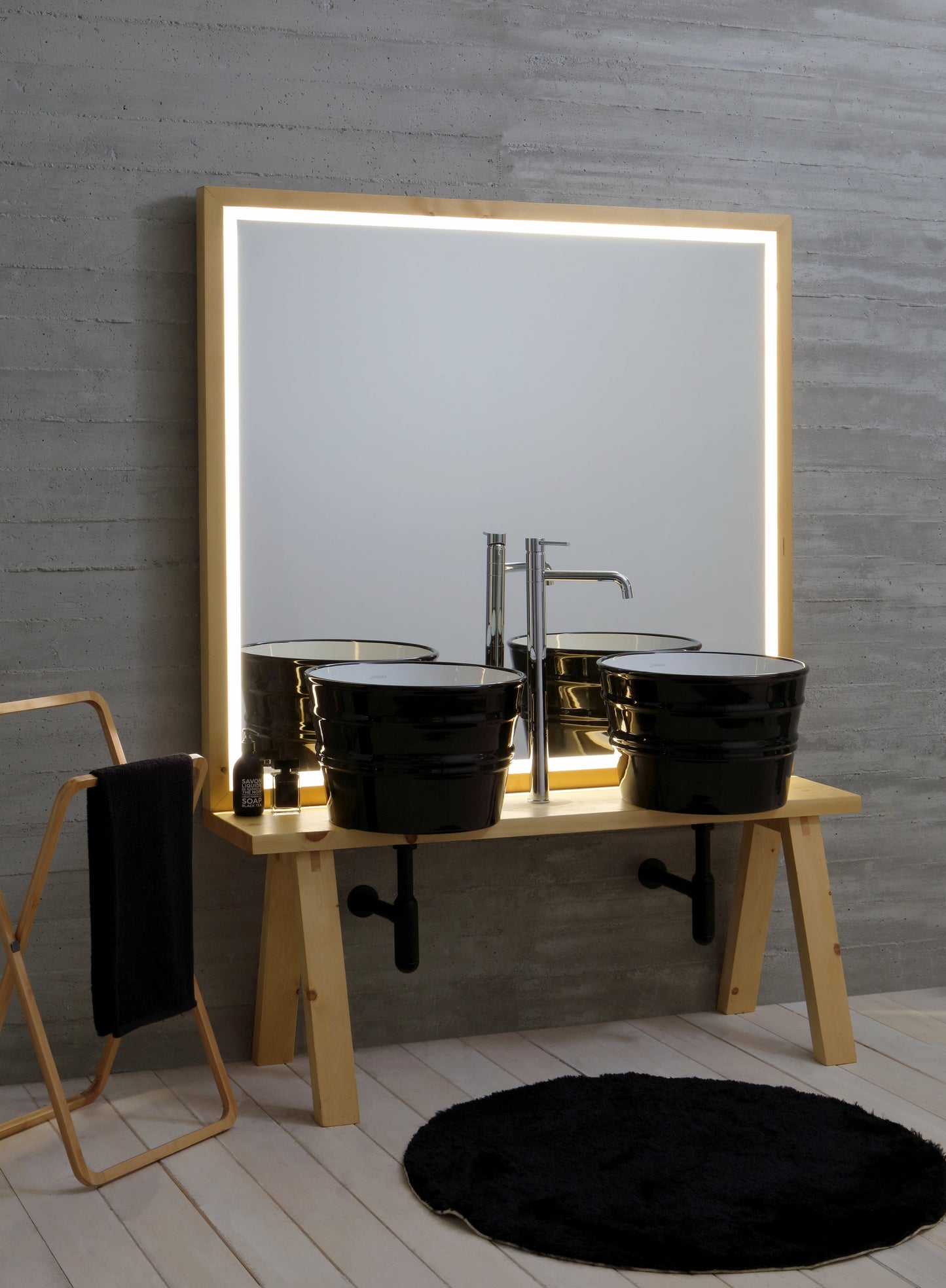 46,5 cm Keramikwaschbecken