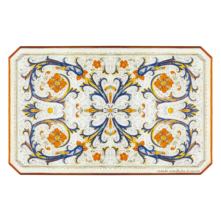 Tavolo in pietra lavica rettangolare Ricco Deruta Pieno