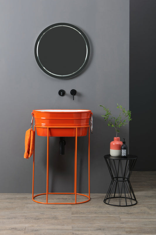 Zusammensetzung der Badewanne und Energiestruktur von Orange