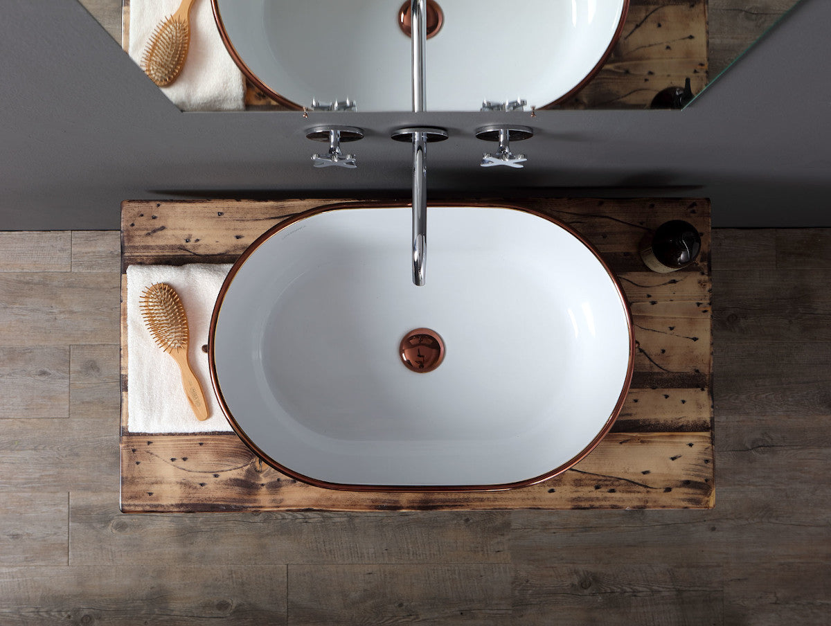 TABLE DE SOL EN BOIS AVEC TRÈFLE