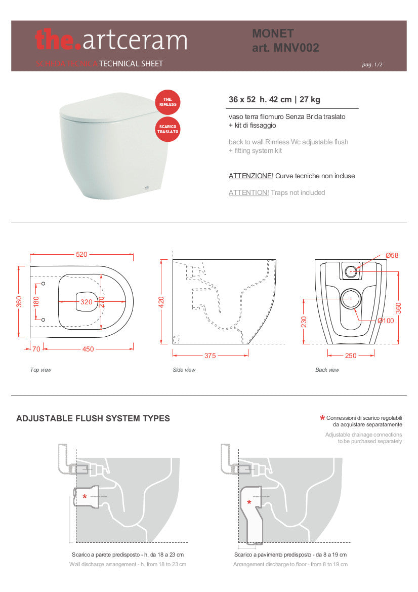 Vase de sol sans rebord Monet