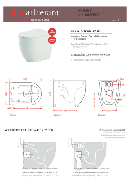 Vase de sol sans rebord Monet