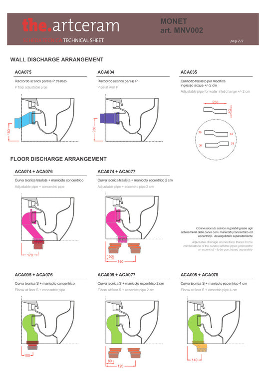 Monet-randlose Bodenvase